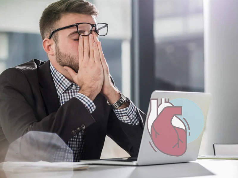 تاثیر-استرس-بر-قلب-