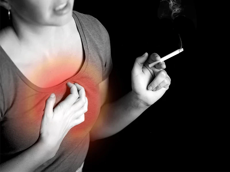 تاثیر کشیدن سیگار بر قلب